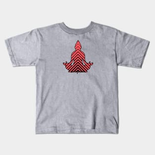 Illusion Buddha (Dark Text) Kids T-Shirt